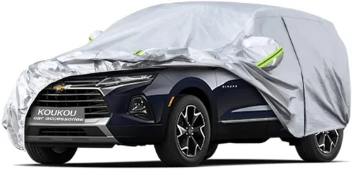 Vista 181 de KouKou Funda impermeable para automóvil SUV adecuada para BMW X1 de 2009 a 2025, 7 capas a prueba de viento para todo tipo de clima, cubierta