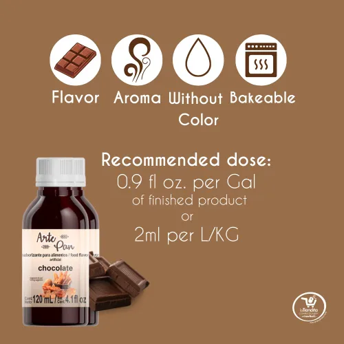 Vista 2 de Deiman Sartén de chocolate artificial con sabor a alimentos (4 onzas líquidas)