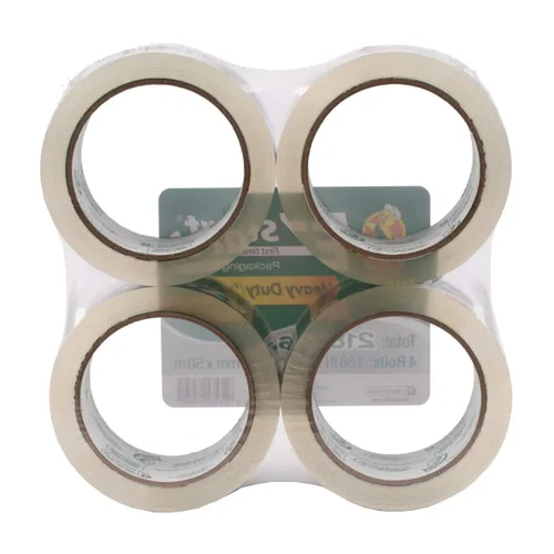 Vista 5 de Duck Brand EZ Start cinta de embalar, Transparente