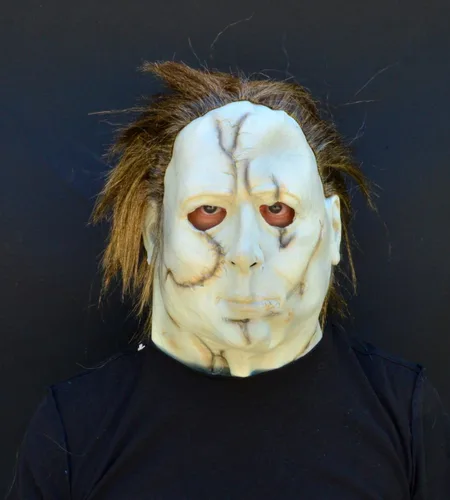 Vista 2 de Acid Tactical - Máscara de látex espeluznante de película de Halloween - Michael Myers