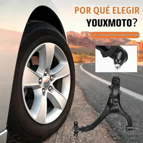 Vista 2 de Brazos de control delanteros superiores e inferiores aptos para Jeep Commander 2006-2010, Grand Cherokee (excluye SRT8) 2005-2010, 12 kits
