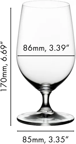 Vista 3 de Riedel Ouverture - Vaso de agua para cerveza/hielo, juego de 2
