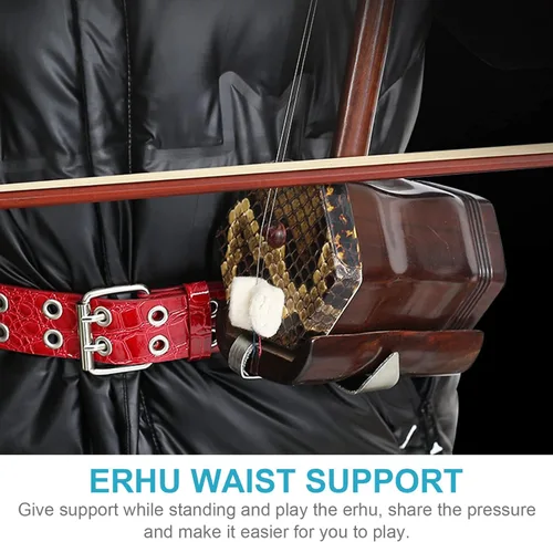 Vista 7 de Mikinona Soporte de cintura portátil Erhu Soporte conveniente para instrumentos Erhu Diseño ligero y duradero para actuaciones musicales y sesiones
