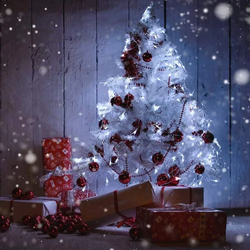 Vista 3 de Paquete de 16 Luces LED de Hadas Operadas con Batería Luces de Cadena de 10 Pies 30 LED Impermeables Luces Centelleantes Luces para Frascos Mason