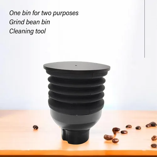 Vista 4 de Molinillo de café de dosis única, molinillo de café 2 en 1 con fuelle de silicona, herramienta de molinillo de café para manual Mignon