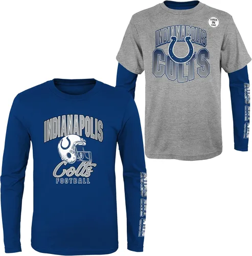 Vista 30 de NFL Conjunto de 3 Camisetas y Camisas de Manga Larga para Niños y Jóvenes 8-20, Colores del Equipo del Día del Juego