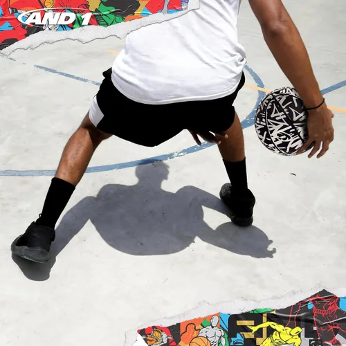 Vista 4 de AND1 Fantom Classic Rubber Basketball, Official Regulation Size 7(29.5")