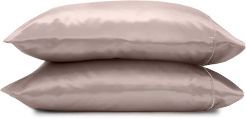 Vista 9 de Martex Elegance - Juego de 2 fundas de almohada estándar, color plateado Plata