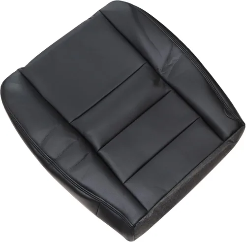 Vista 5 de SecosAutoparts Funda de cuero de repuesto para asiento delantero del lado del conductor, color negro, compatible con Ford F-250 F-350 F-450 F-550