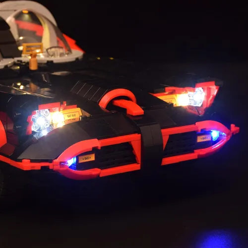 Vista 4 de LightGo Kit de iluminación LED diseñado para Batman, compatible con Lego 76328 The Classic TV Series Batmobile - No incluye modelo (versión clásica)