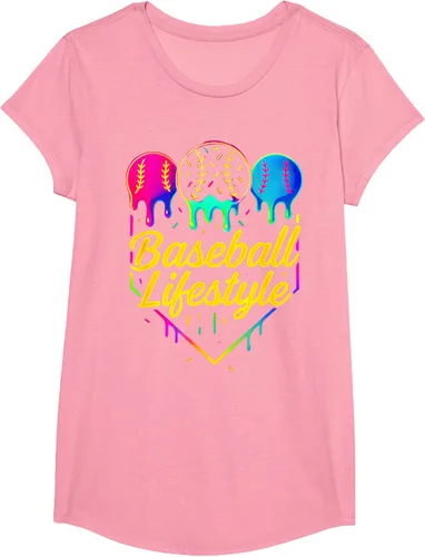 Vista 75 de Baseball Life Style 101 - Camiseta de béisbol para jóvenes