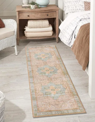 Vista 21 de Unique Loom Timeless Collection - Alfombra de área - Peter (2' x 3' 1" ovalada, beige/marfil)