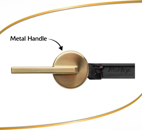 Vista 3 de Korky StrongARM - Manija y palanca de inodoro de metal, universal para adaptarse a inodoros delanteros, angulados, laterales, izquierdo y derecho