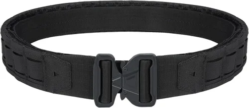 Vista 8 de YAKEDA Tactical Airsoft Battle Belt for Men, 1.75" & 1.5" Rigger Heavy Duty Belt 3pcs,ideal for hunting, hiking