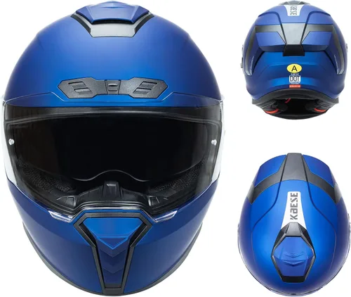 Vista 3 de Cascos de Motocicleta con Doble Visera Casco Integral para Adultos, Jóvenes, Hombres y Mujeres, Aprobado por ECE y DOT, Casco para Motocicleta, Moto