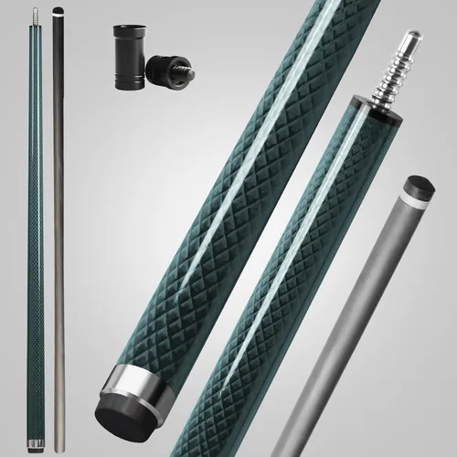 Vista 15 de Carbon Fiber Pool Cue Stick - Low Deflection Professional Pool Sticks for Adults, Premium Carbon Shaft Billiard Cue with 3/8-8 Joint, Multi-Layer