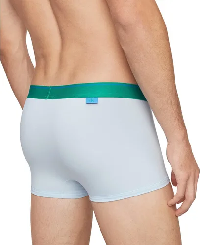 Vista 2 de Calvin Klein Hombre CK Negro Micro Low Rise Trunk 1 Pack, Azul(NB2225-462)Verde