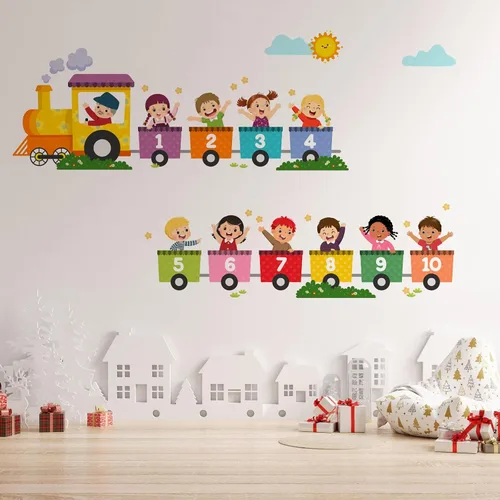 Vista 4 de Pegatinas de pared con números