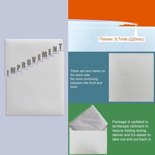 Vista 3 de Mr-Label Papel adhesivo de vinilo imprimible blanco mate, impermeable, para impresora de inyección de tinta/láser, para negocios en casa