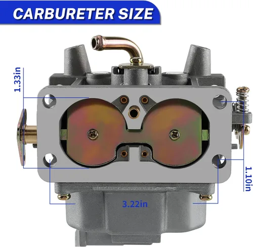 Vista 4 de Carburador MOTOALL para Generac 0K1588 Reemplaza 0G4612 0F9035 GP15000 GP17500 GT990 Carb