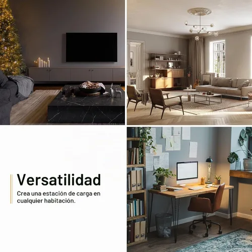 Vista 7 de GE - Extensor de salida con protector de sobretensiones con puertos USB, 3
