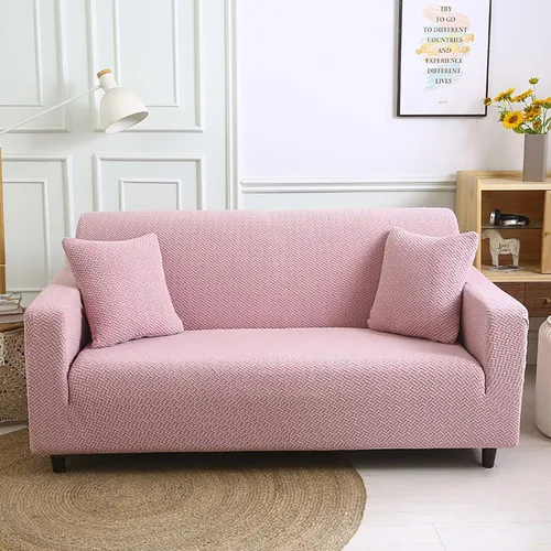 Vista 9 de Funda elástica para sillón, funda de sillón gruesa y elástica de tela jacquard, protector de muebles de color sólido, funda de sofá para niños