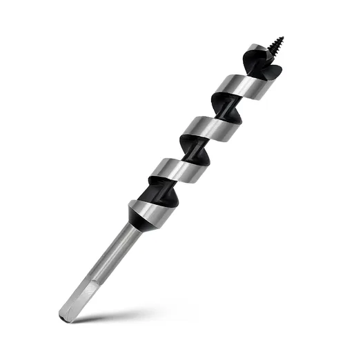 Vista 42 de Broca helicoidal de 0.94 x 11.8 pulgadas para madera, broca helicoidal con vástago hexagonal para madera blanda, madera dura, plástico