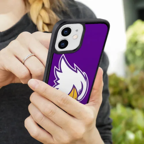 Vista 5 de Ashland University - Carcasa protectora de goma híbrida con logotipo primario de la universidad, compatible con iPhone 12 Pro y 12 de Apple