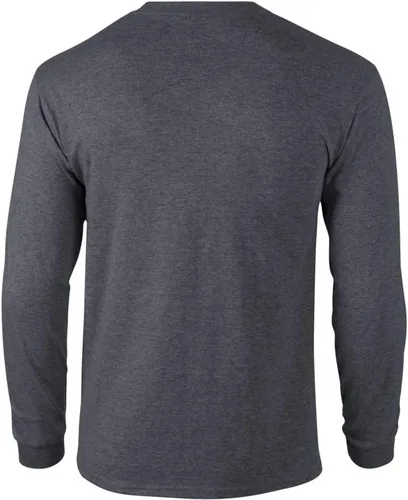 Vista 7 de Camiseta Gildan de manga larga, de algodón, con cuello redondo, para hombre
