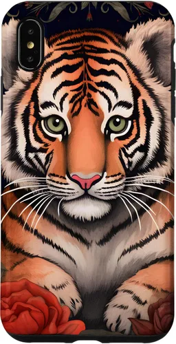 Vista 11 de Red Roses Tiger Cub Case for iPhone 17