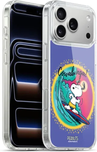 Vista 199 de Head Case Designs Funda de gel con licencia oficial de Peanuts Beach Surf Snoopy Boardwalk Airbrush [protección de grado militar] compatible