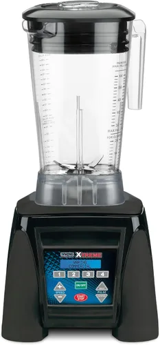 Vista 7 de Waring Licuadora comercial Xtreme para alimentos, motor de 3.5 caballos de fuerza, teclado electrónico programable y tarro de copoliéster de 48