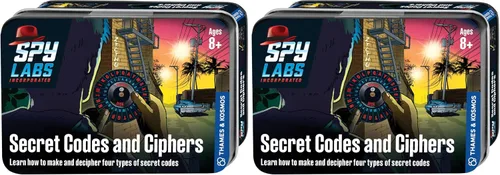 Vista 10 de Spy Labs Inc: códigos secretos y cifrados de Thames & Kosmos ¡Aprende a hacer e intercambiar mensajes codificados! Herramientas y trucos