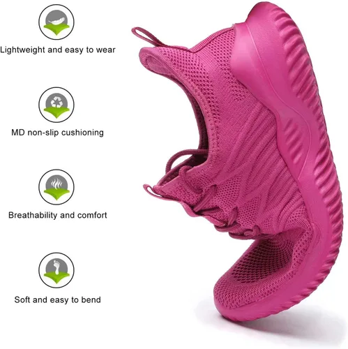 Vista 2 de KEEZMZ - Tenis para correr y caminar para mujer, ligeros y casuales