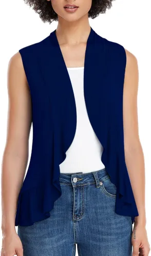 Vista 15 de Xeoxarel - Chaleco sin mangas de mujer con parte delantera abierta (S-3XL)