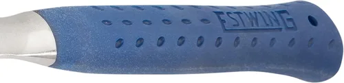 Vista 4 de ESTWING Martillo de Encofrado - 28 oz Mango Largo Garra Recta de Desgarre con Cara Fresada y Agarre de Reducción de Impactos - E3-28SM, Azul