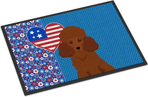 Vista 79 de Caroline's Treasures WDK5119JMAT Airedale Terrier USA - Tapete para interiores o exteriores, 24 x 36 pulgadas, tapete para puerta delantera