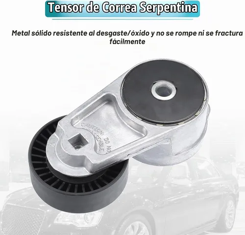 Vista 4 de X AUTOHAUX Conjunto automático de polea tensor de correa para Dodge Charger Journey para Ram 1500 C/V para Jeep para Chrysler 200 300 para VW NO.