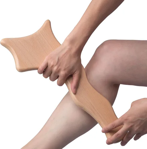Vista 7 de Herramientas Gua Sha de madera herramienta de masaje anticelulitis, terapia de madera, drenaje linfático, pala, masaje Gua Sha, herramientas