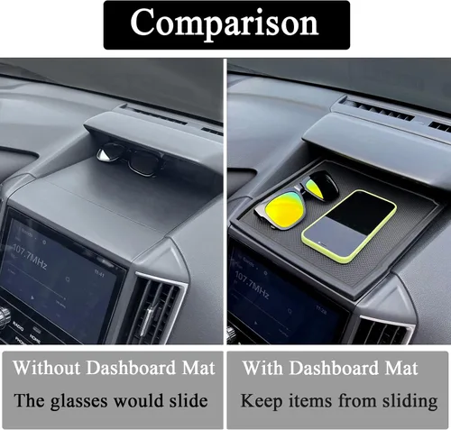 Vista 3 de JKCOVER Tapetes para Tablero Compatibles con Subaru Crosstrek/Impreza 2018-2023 y Subaru Forester 2019-2024 Accesorios Tapetes de Goma para Consola