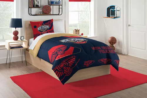 Vista 30 de Northwest NBA Unisex-Adult Comforter and Sham Set Golpe inverso