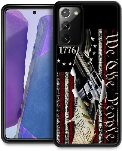 Vista 20 de DJSOK Funda compatible con Samsung Galaxy Note 20, diseño con patrón de parachoques trasero, esquinas reforzadas antiarañazos, caver de TPU suave
