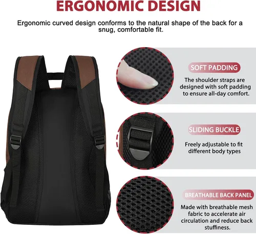 Vista 6 de LARIPOP Mochila de Fútbol, Bolsa de Fútbol con Soporte para Balón y Compartimento para Zapatos, Bolsas de Entrenamiento para Equipos Deportivos