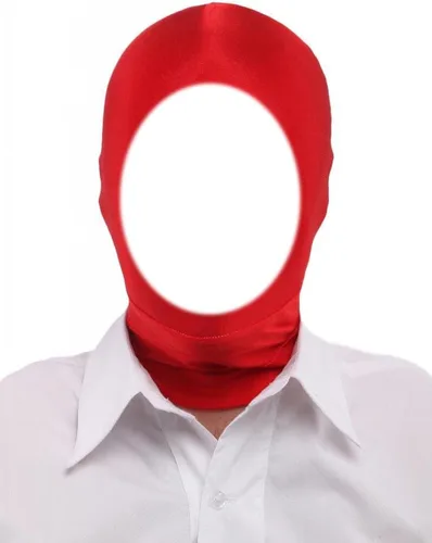 Vista 4 de Máscara de elastano con capucha elástica Zentai para hombre y mujer, para Halloween, cosplay, accesorios de disfraz