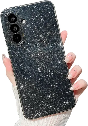 Vista 10 de MINSCOSE Funda compatible con Samsung Galaxy A14 5G, bonita funda delgada con purpurina fina, a prueba de golpes, de TPU para mujeres y niñas