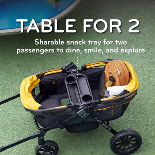 Vista 6 de Evenflo Pivot Xplore Cochecito estilo carrito todoterreno (Gris Aventurero)