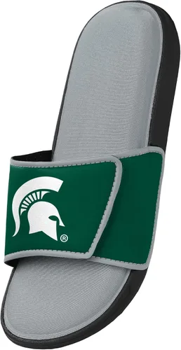 Vista 163 de FOCO Sandalias deportivas de espuma para ducha con logotipo de equipo universitario de la NCAA para hombre