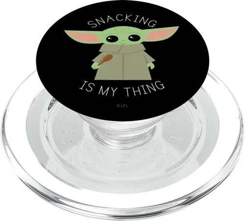 Vista 8 de Star Wars The Mandalorian the Child Snacking is My Thing PopSockets Standard PopGrip