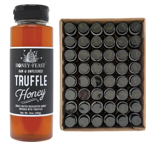 Vista 50 de Honey Feast Flower Powered Allergy Blend 10 veces miel, 12 onzas