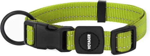 Vista 18 de Best Pet Supplies Voyager - Correa o collar reflectante para perro con asa de neopreno, para cachorros de raza pequeña, mediana y grande, bonita
